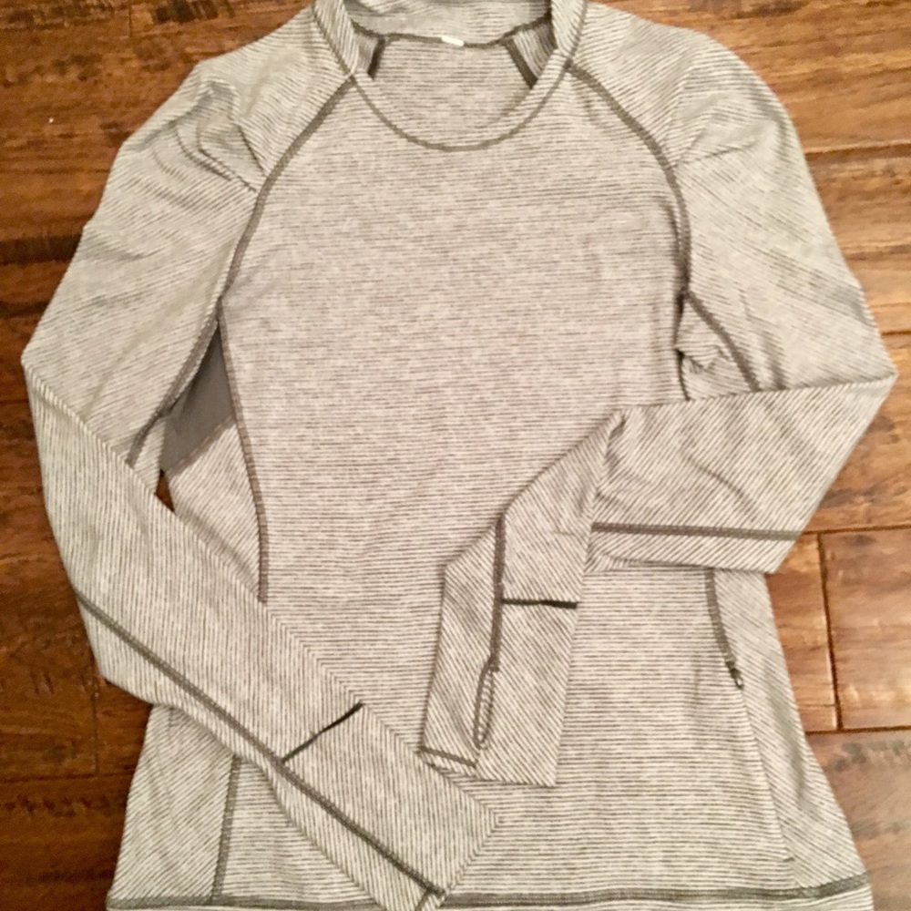 Lululemon Think Fast LS Pullover-Size 8